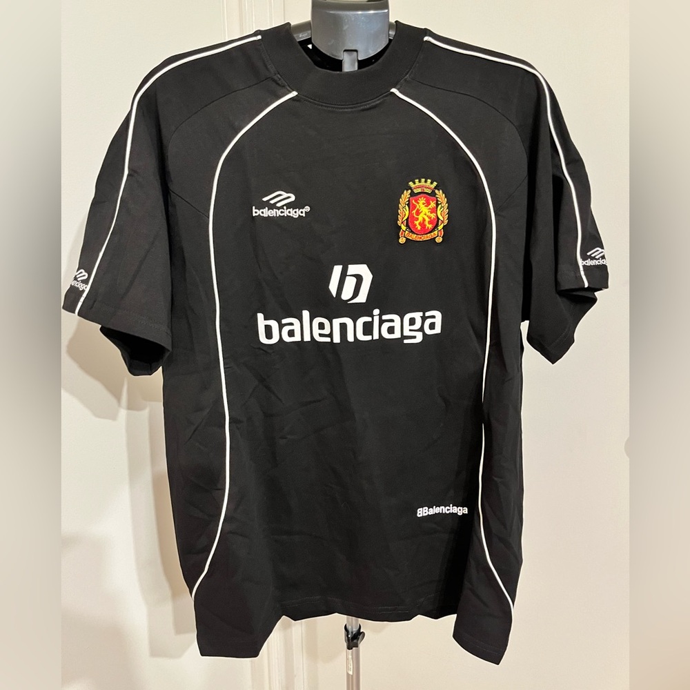 Balenciaga NWT Paris Soccer Tshirt L